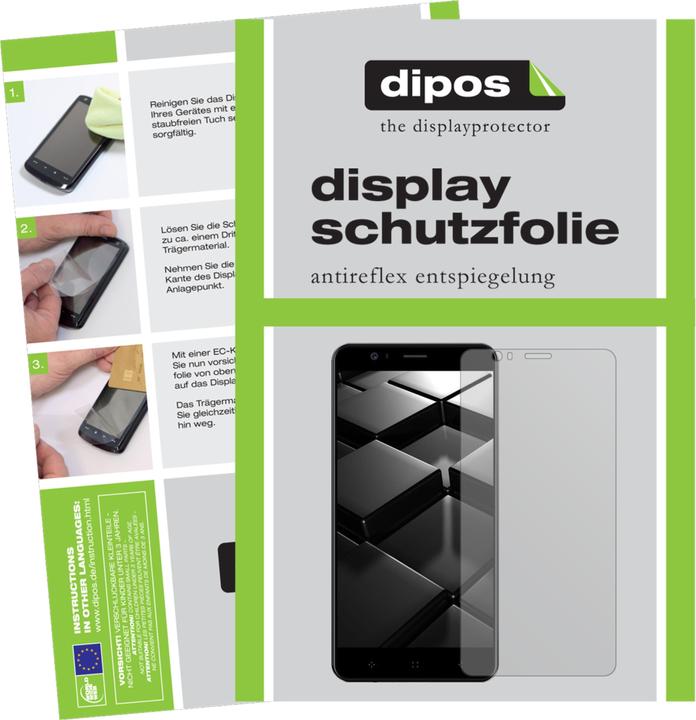 Actual product image Dipos Screen Protector Anti-Glare (2 Piece, Elephone P8 Mini)