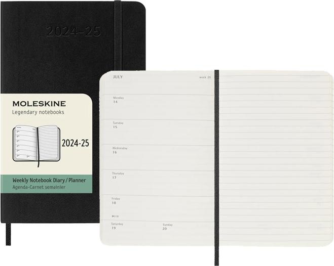 Actual product image Moleskine Weekly calendar (A6, Pocket, English)