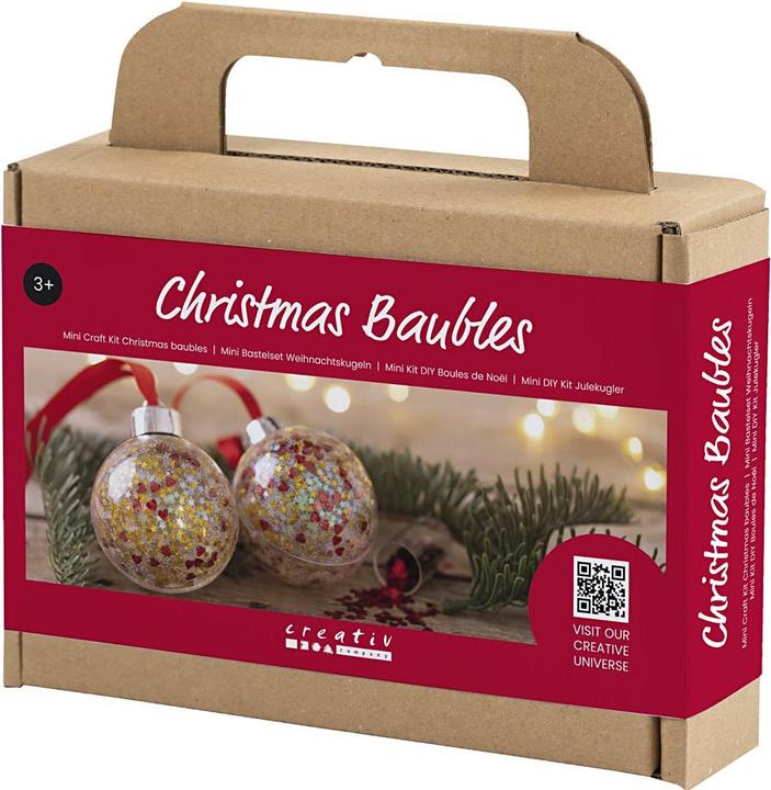 Image du produit Creativ Company Kit de bricolage boules de Noël paillettes