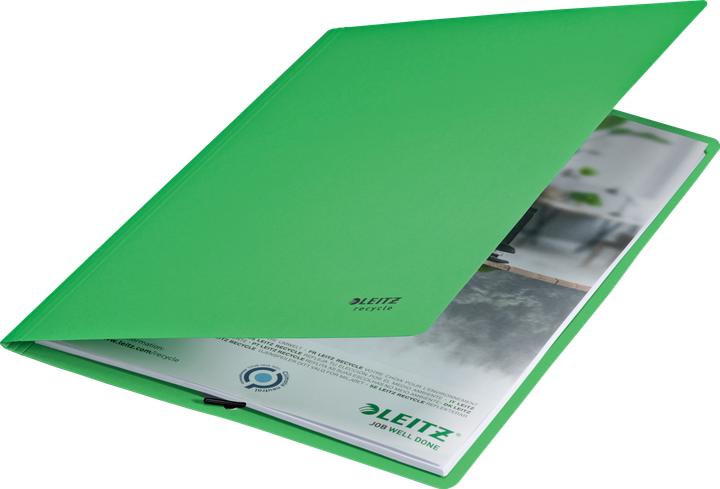 Actual product image Leitz Rubberband Folder Corner Folder A4 Green (A4, 1x)