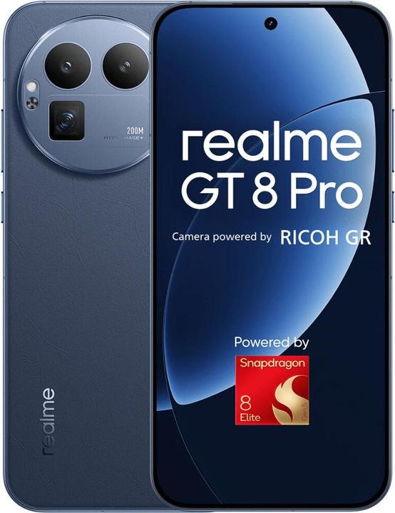 Actual product image realme GT 8 Pro (256 GB, Urban Blue, 6.79", Dual SIM, 5G)