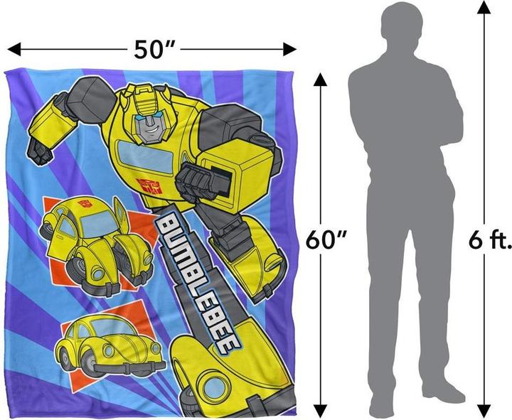 Produktbild Transformers Decke (152 x 127 cm)