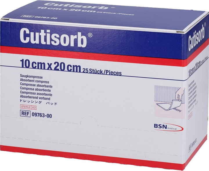 Productafbeelding Cutisorb Absorberend kompres 10x20cm