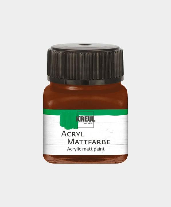 Immagine prodotto Kreul Vernice acrilica opaca, 20 ml (Cioccolatino, 20 ml)