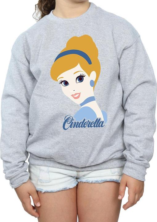 Produktbild Disney Princess Cinderella Silhouette Sweatshirt Mädchen (140, 146)