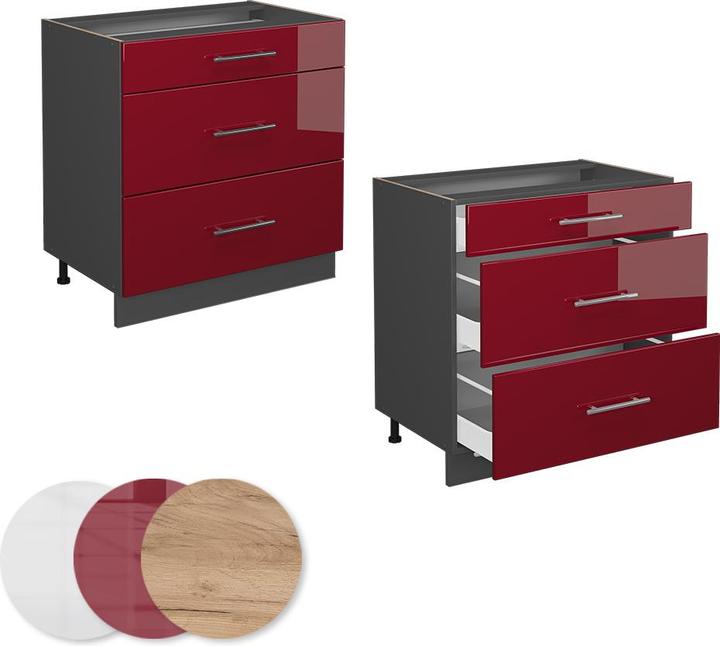 Produktbild Vicco Küchenunterschrank Fame-Line (80 x 60 x 82 cm)