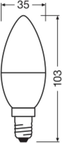 Image du produit Osram LED Value Classic B (E14, 470 lm, 10x)