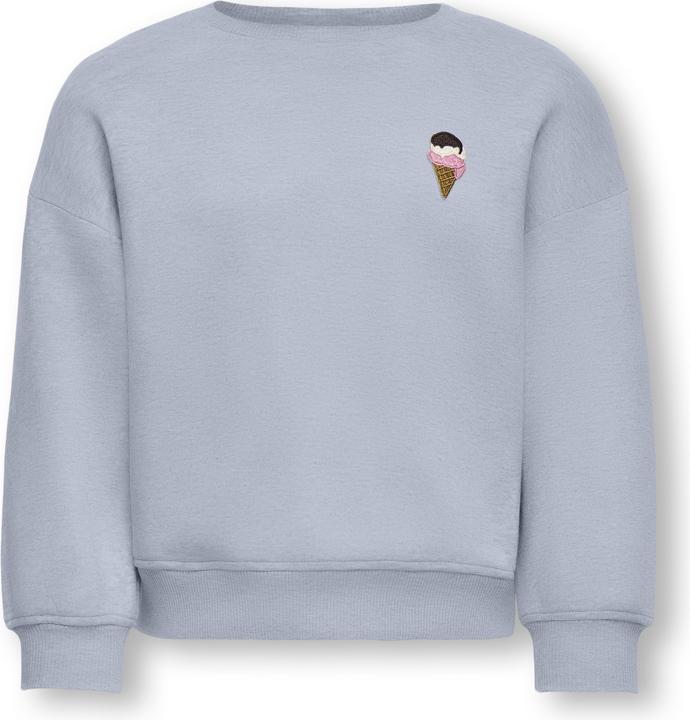 Produktbild Only Kmgsweat L/S Crew Emb Loose Swt Noos (110)