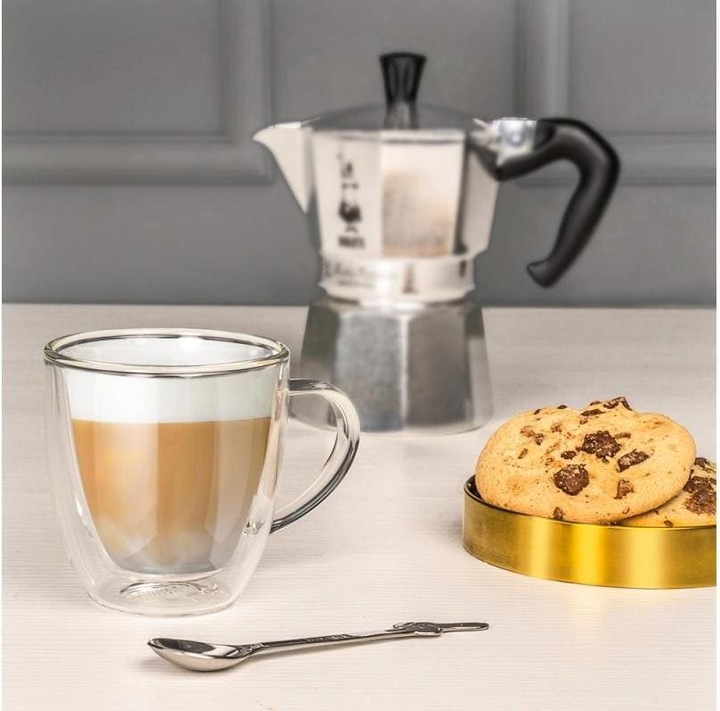 Image du produit Bialetti Tasse à cappuccino Capri 160 ml, 2 pièces, Transparent (160 ml, 2 x)