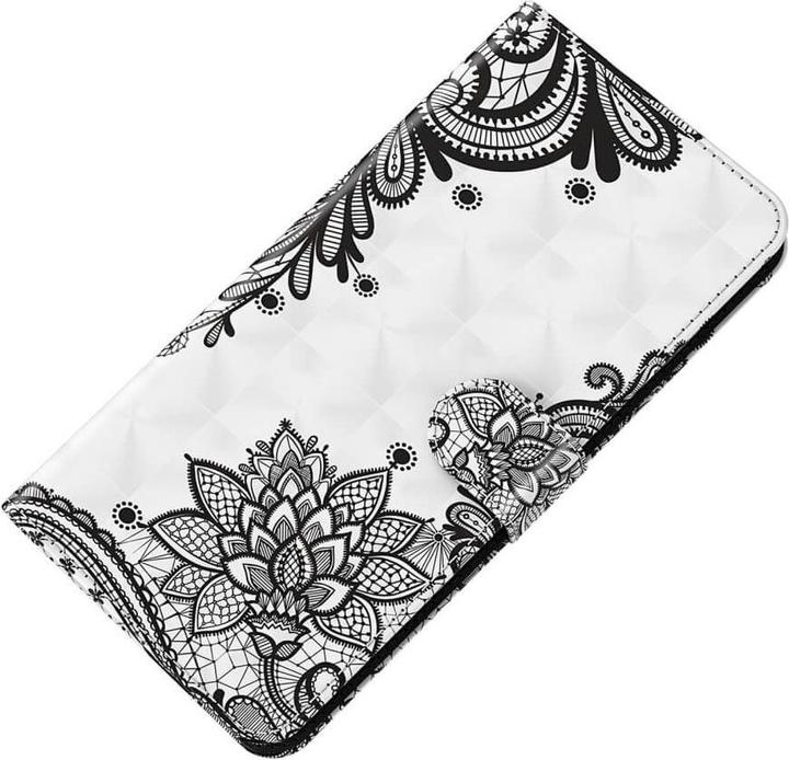 Produktbild Cover-Discount Google Pixel 7 Pro - Etui Glanz Effekt Blumen schwarz (Google Pixel 7 Pro)