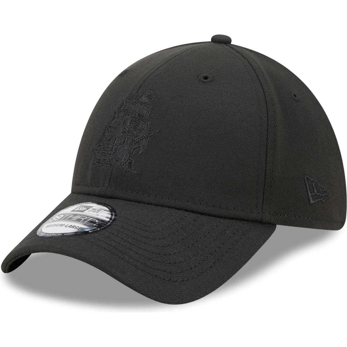 New Era, Herren, Cap, 39Thirty Cap - RETRO Tampa Bay Buccaneers - M/L, Schwarz, (M)