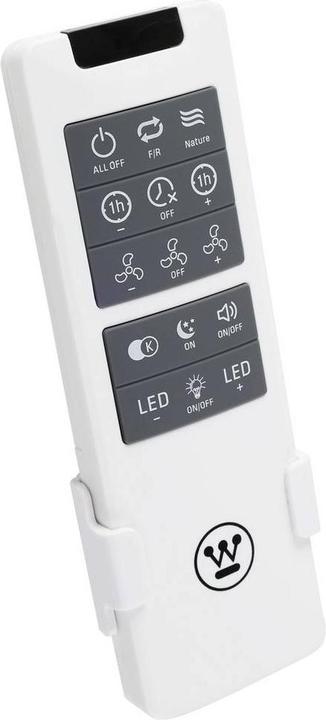 Actual product image Westinghouse Deckenventilator 20 W (Ø x H) 500 mm x 165 mm Weiss Timer, mit Fer