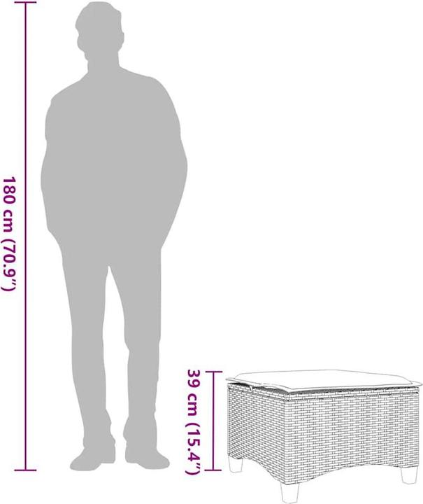 Immagine prodotto vidaXL Gartenhocker