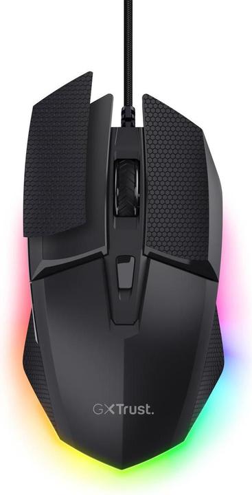 Actual product image Trust GXT 121 Felox+/Gaming/Optical/Right-handed/10,000 DPI/Wired USB-A/Black (Cable)