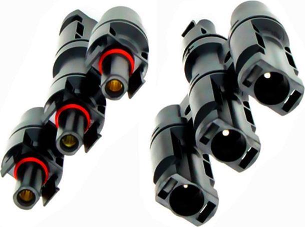 Image du produit Voltima Adaptateur de connexion solaire pour câble solaire 4-6mm² 3sur1 (T) MC type 4