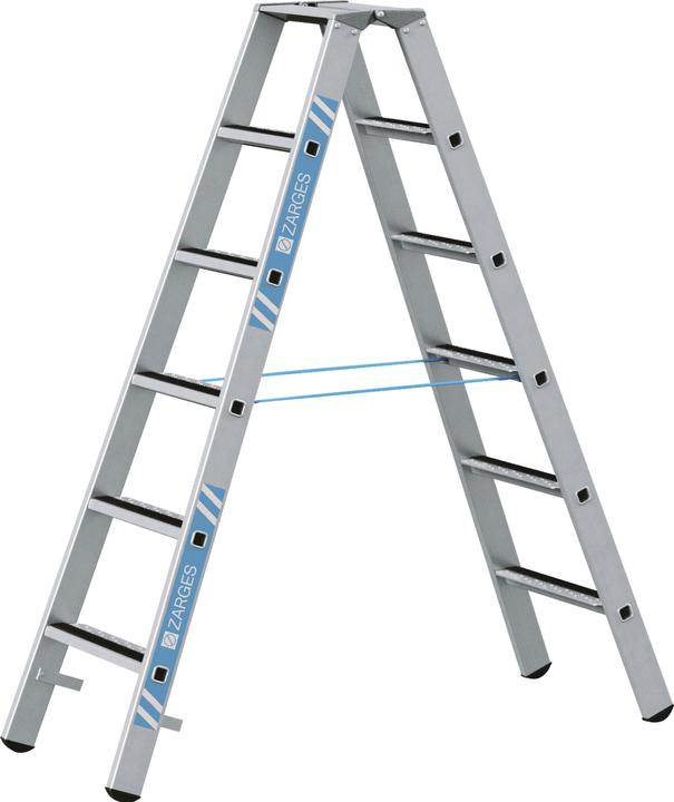 Zarges LM step ladder 2 x 6 steps Z600 (Stepladder, 170 cm)