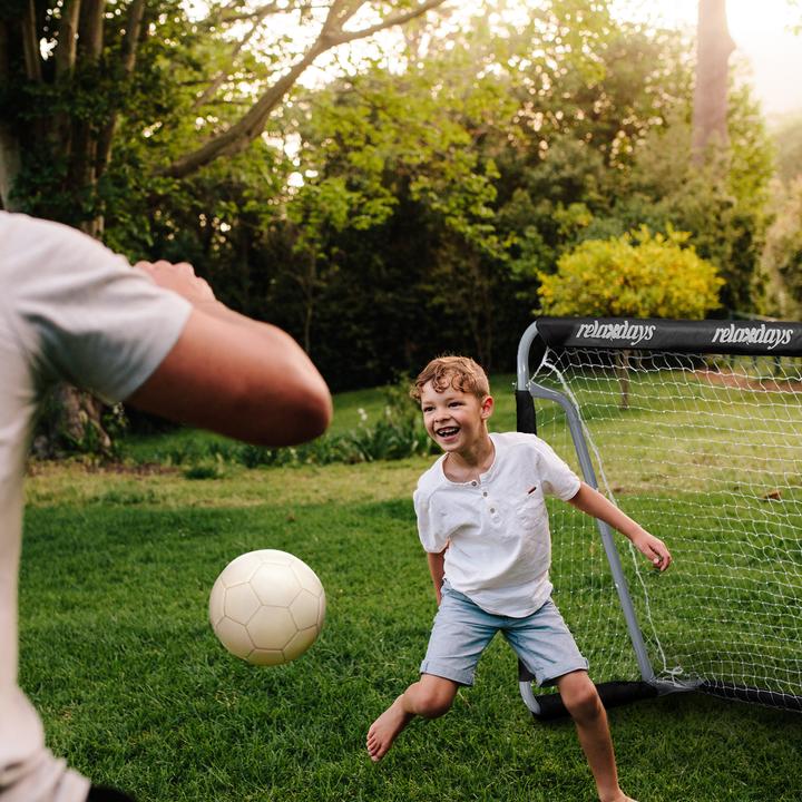 Actual product image Relaxdays 2x soccer goal