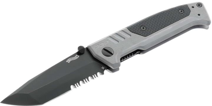Image du produit Walther PDP Tanto Tungsten Gray à lame crantée (9.20 cm)