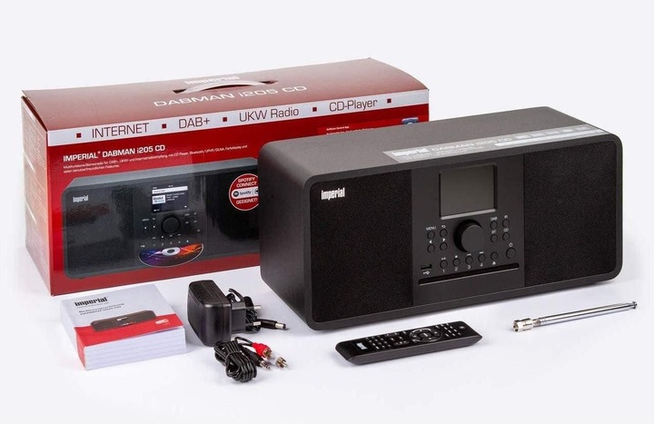 Productafbeelding Imperial Dabman i205 CD (Internet radio, DAB+, VHF, FM, Bluetooth, WiFi)