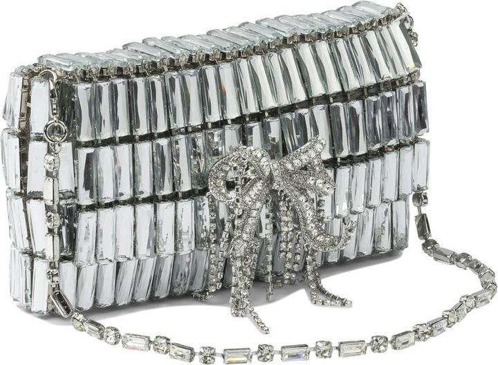 Produktbild Self-Portrait Mini crossbody bag with crystal bow