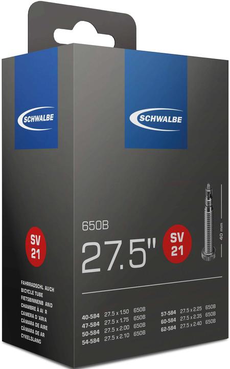 Image du produit Schwalbe Sv21 (Presta (SV), 27.5", 40 mm)