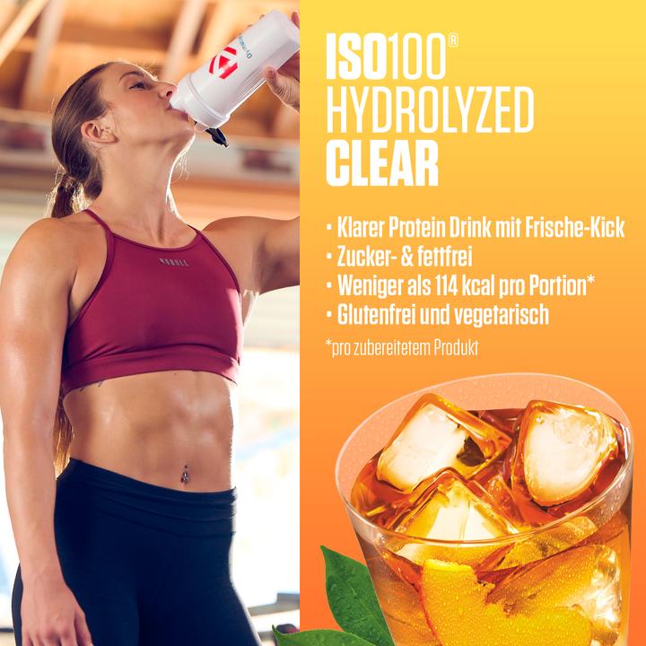 Produktbild Dymatize ISO100 Clear Whey (Peach Iced Tea, 1 Stk., 900 g)