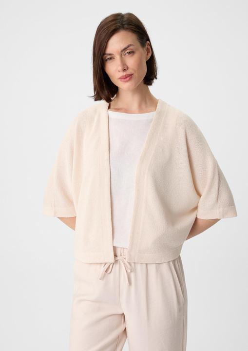 Immagine prodotto Comma T-Shirt Kurzer Strickcardigan aus Viskosemix mit Fledermausärmeln (44)