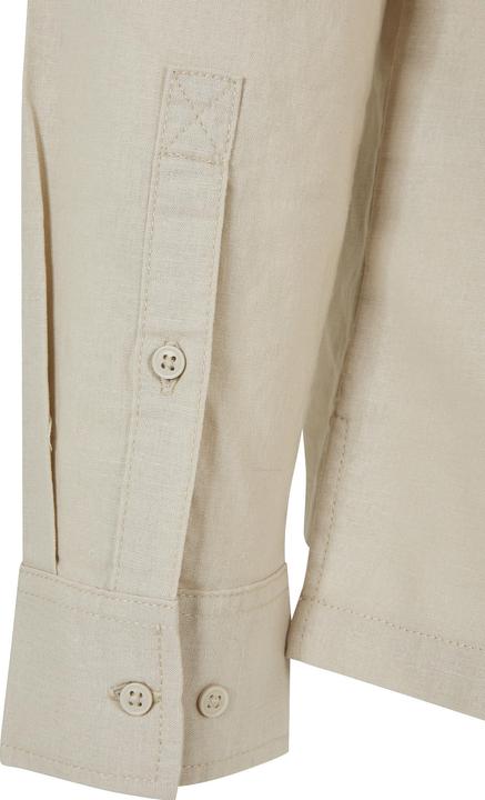 Immagine prodotto Urban Classics Camicia con mezza zip in cotone e lino (XL)