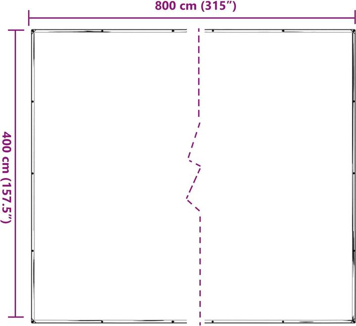 Produktbild vidaXL Planen (8 x 4 m)
