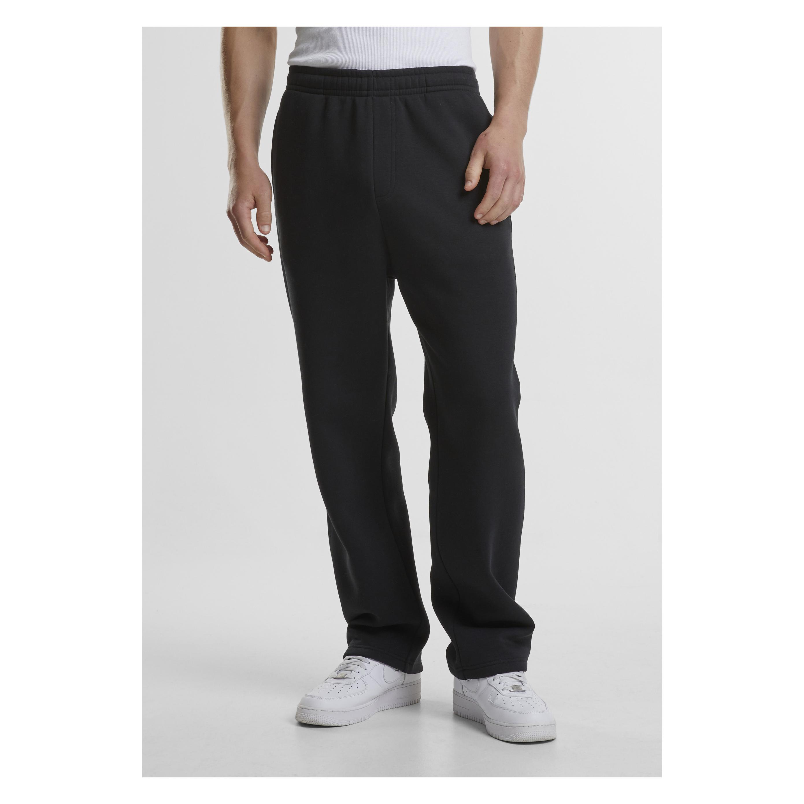 Urban Classics, Herren, Hosen, Fluffy Trackpants - 171983, Schwarz, (M)