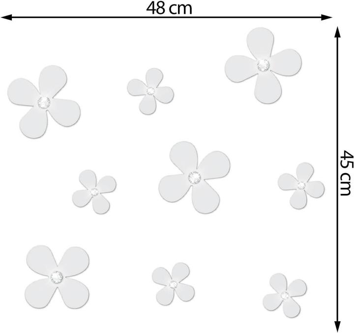 Walplus flowers (85.5 x 85.5 cm)