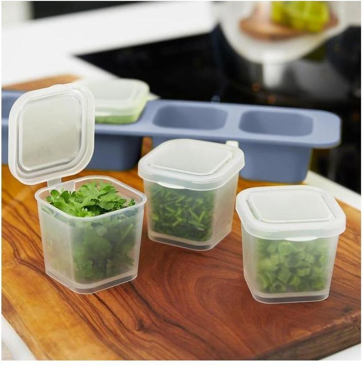 Image du produit Rotho Kit de mini-récipients de congélation Domino (0.05 l)