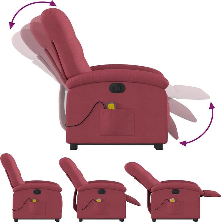 Produktbild vidaXL Massagesessel mit Aufstehhilfe