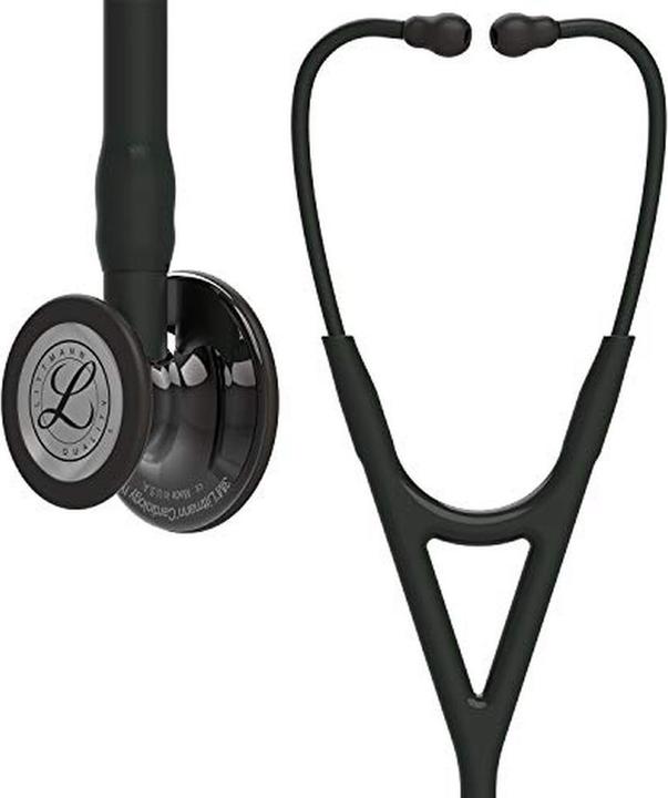 Actual product image 3M Stethoscope Cardiology IV chest piece high gloss smoke/tube tube connection ear hook black