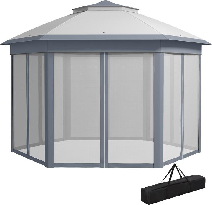 Actual product image Outsunny Folding pavilion with carrier bag (405 cm, 405 cm)