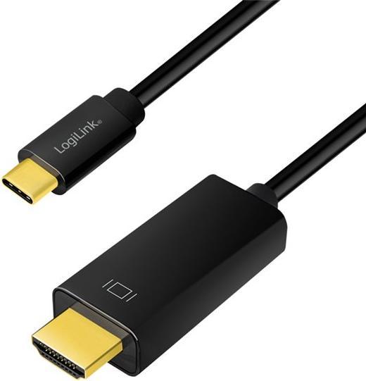 Produktbild LogiLink USB Typ C — HDMI (Typ A) (1.80 m)