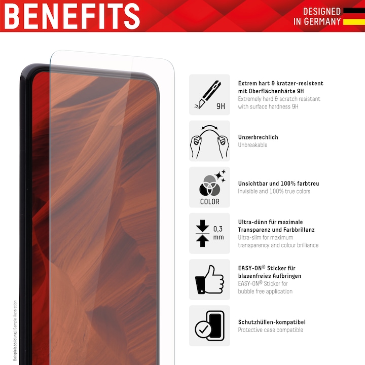 Produktbild Displex Smart Glass, Displayschutzfolie (1 Stück, Nokia 5.4, Nokia 3.4)