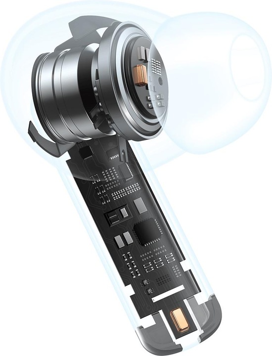 Actual product image Baseus Bowie M2 TWS earphones (black) (ANC, 5 h, Wireless)