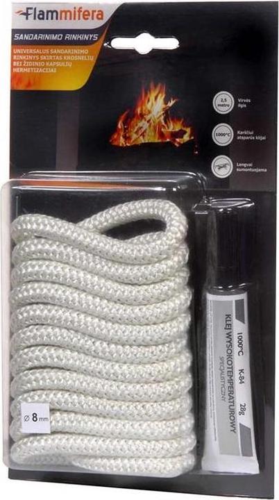 Image du produit Flammifera RIBBON FIREPROOF 8MM 2,5M + COLLE
