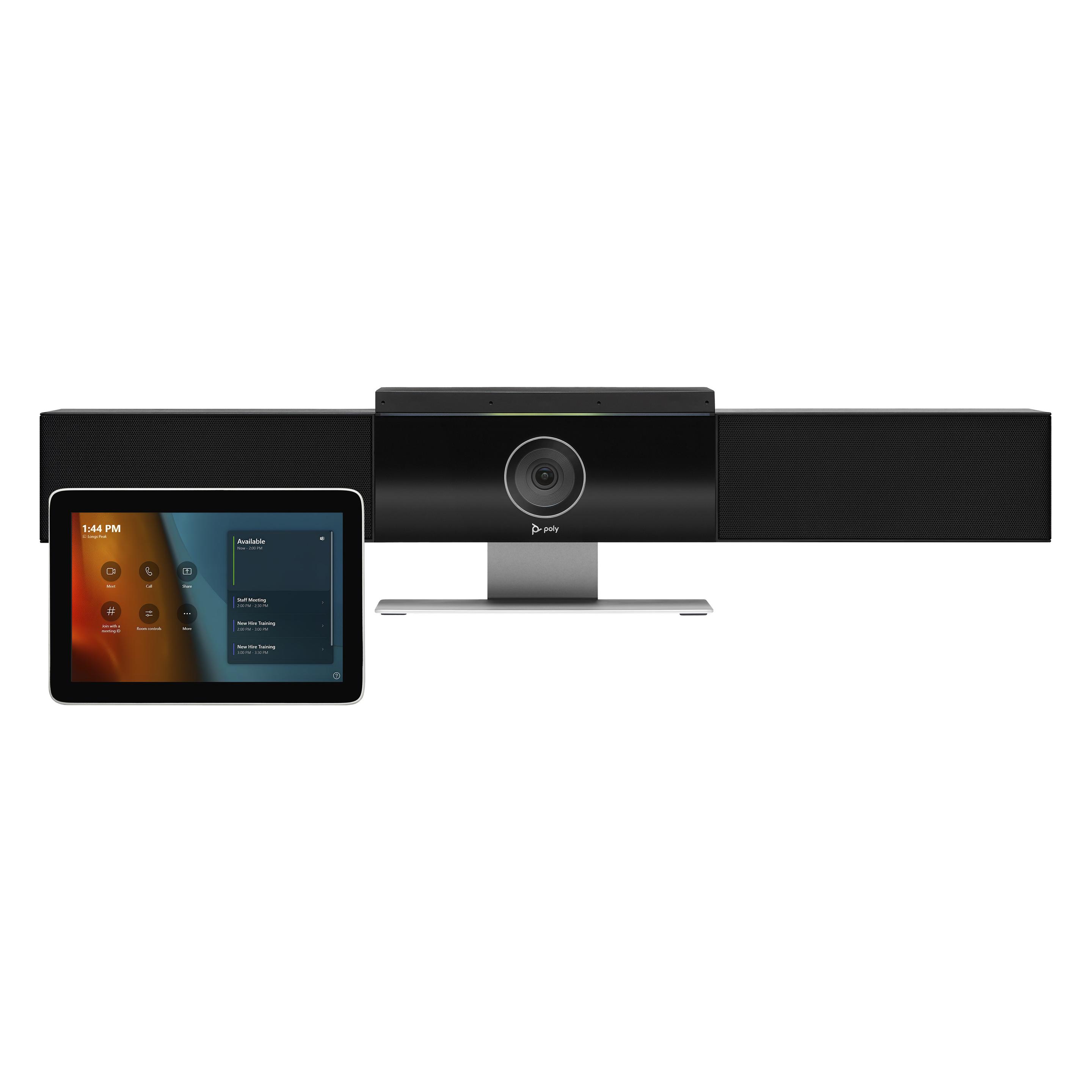 HP Poly Microsoft Teams Room Base, Konferenzgerät, Weiss, Schwarz