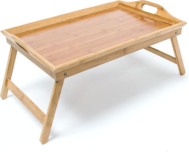 Relaxdays Klappbares Betttablett-Set, 2 Stück