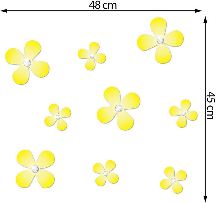 Actual product image Walplus Flowers (85.5 x 85.5 cm)