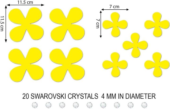Actual product image Walplus Flowers (85.5 x 85.5 cm)