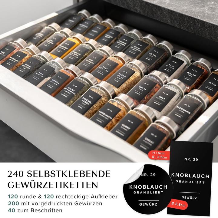 Actual product image Edelhaus Gewürzgläser Set (0.12 l)