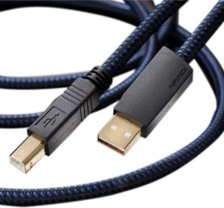 Actual product image Furutech USB-A - USB-B 1.8 m black USB cable (1.80 m, USB 2.0)