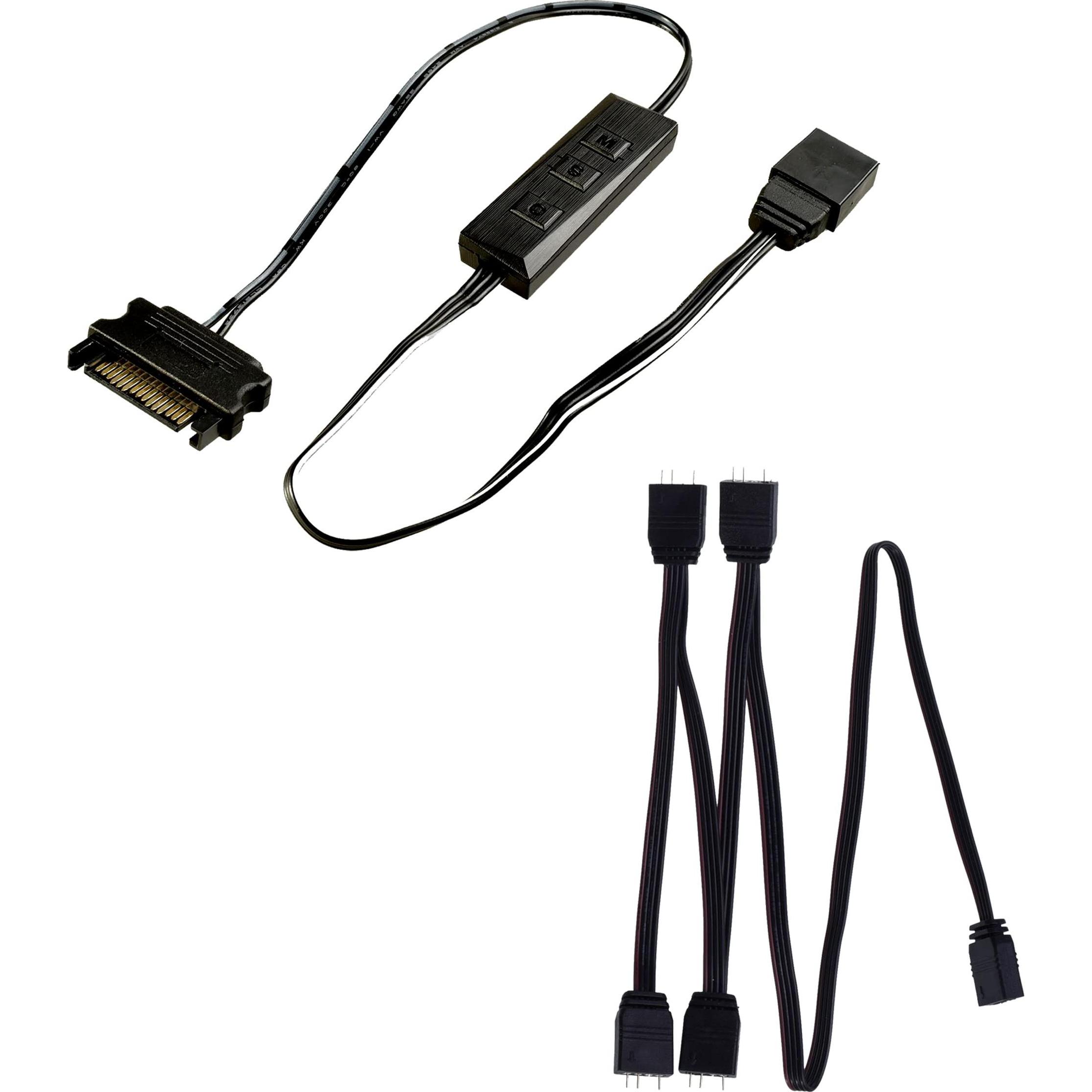 Xilence LQZ.ARGB Set Cable, Mini Cable ARGB Control für ARGB LED PC Komponenten, Modding Beleuchtung