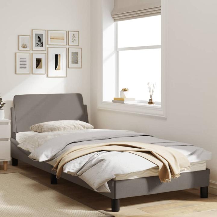 Image du produit VidaXL Cadre de lit avec tête de lit en tissu (80 x 200 cm)