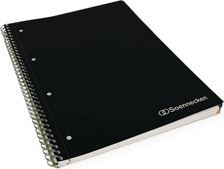 Soennecken Collegeblock Papierformat (A4, Kariert, Weicher Einband)