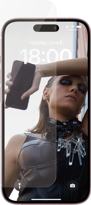 Produktbild PanzerGlass SAFE. Screen Protector Ultra-Wide Fit (1 Stück, Apple iPhone 15)