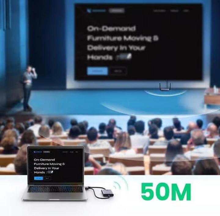 Image du produit Ugreen Émetteur-récepteur HDMI sans fil - Gris (50 m)